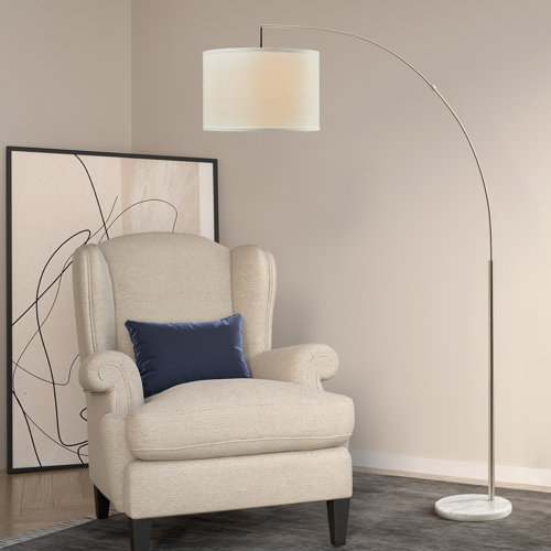 Latitude Run® Modern Arc Floor Lamp For Living Room Arching Hanging